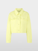 Carregar imagem no visualizador da galeria, Short stretch cotton denim jacket
