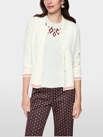 Carregar imagem no visualizador da galeria, off-white fine knit cardigan
