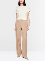 Carregar imagem no visualizador da galeria, white short-sleeved T-shirt with hotfix stones
