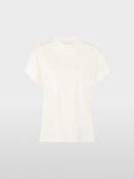 Carregar imagem no visualizador da galeria, white short-sleeved T-shirt with hotfix stones

