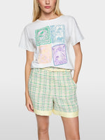 Carregar imagem no visualizador da galeria, white Embellished cotton shirt
