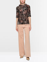 Carregar imagem no visualizador da galeria, Half-sleeved shirt with floral print
