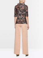 Carregar imagem no visualizador da galeria, Half-sleeved shirt with floral print
