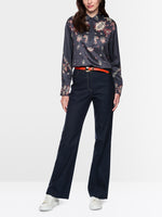 Carregar imagem no visualizador da galeria, navy jeans with contrast seams
