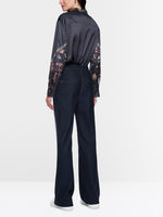 Carregar imagem no visualizador da galeria, navy jeans with contrast seams
