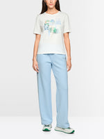 Carregar imagem no visualizador da galeria, off-white Loose-fit cotton shirt
