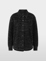 Carregar imagem no visualizador da galeria, pepper Denim blouse with animal print
