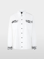 Carregar imagem no visualizador da galeria, white ‘Rethink Together’ classic blouse
