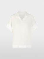 Carregar imagem no visualizador da galeria, off-white Blouse shirt in material mix

