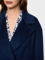 Load image into Gallery viewer, midnight sail short wool jacket
