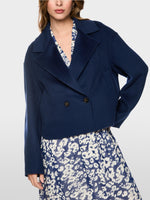 Load image into Gallery viewer, midnight sail short wool jacket

