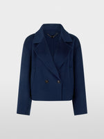 Load image into Gallery viewer, midnight sail short wool jacket
