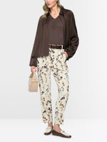 Load image into Gallery viewer, seal brown Flared jacket
