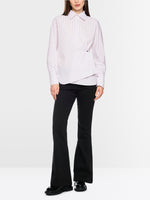 Load image into Gallery viewer, purple rose wrap shirt
