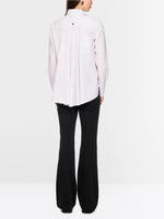 Load image into Gallery viewer, purple rose wrap shirt
