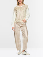 Load image into Gallery viewer, champagne golde knitted jumper
