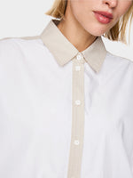 Load image into Gallery viewer, off-white cotton blouse
