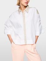 Load image into Gallery viewer, off-white cotton blouse
