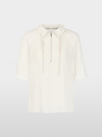 Load image into Gallery viewer, off-white Troyer-style blouse
