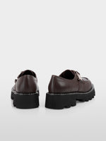 Carregar imagem no visualizador da galeria, seal brown Loafers with buckle straps
