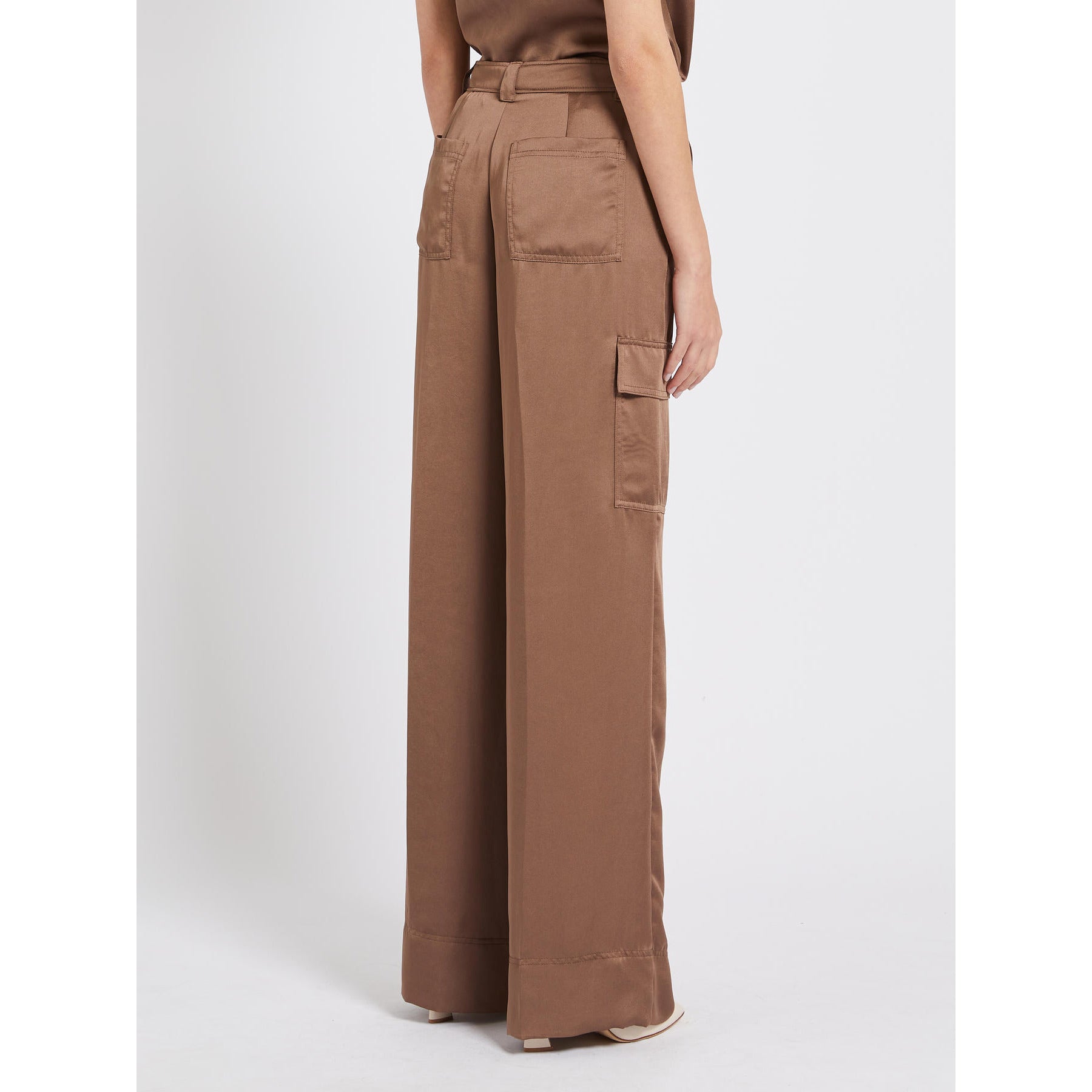 brown cargo trousers