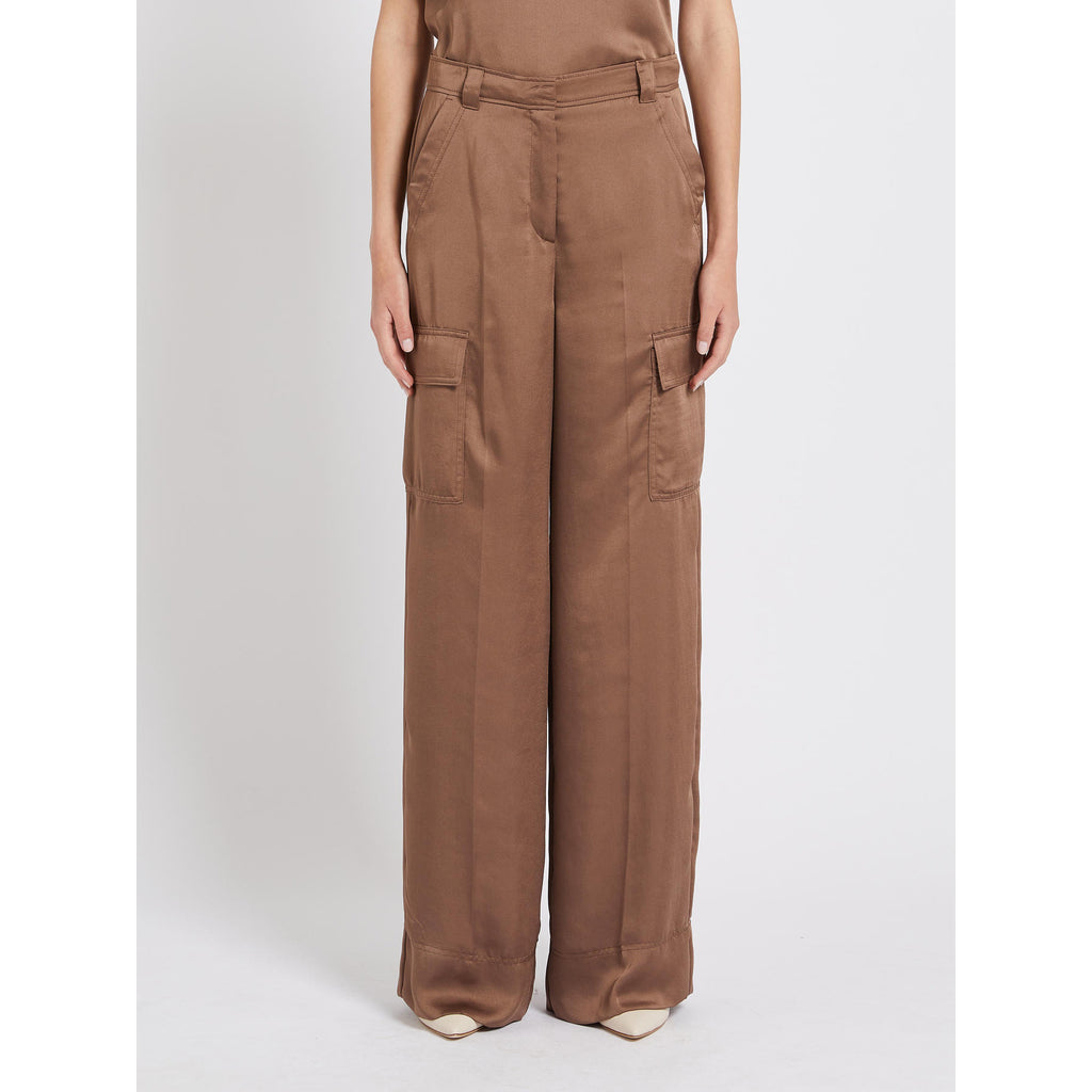 brown cargo trousers
