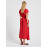 Load image into Gallery viewer, red relaxed-fit dress
