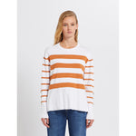 Load image into Gallery viewer, rust slit-detail sweater
