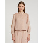 Load image into Gallery viewer, Shirt Jacket in Linen - POWDER
