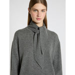 Load image into Gallery viewer, medium grey Cashmere and wool crew-neck jumper
