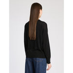 Load image into Gallery viewer, black yarn sweater
