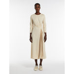 Load image into Gallery viewer, sand pleated jersey dress
