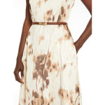 Load image into Gallery viewer, tobacco shaded sleeveless V-neck dress
