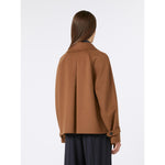 Carregar imagem no visualizador da galeria, hazelnut brown double-breasted pea coat
