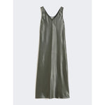 Load image into Gallery viewer, dark grey long sleeveless dress
