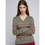 Load image into Gallery viewer, horn grey Straight-fit sweater
