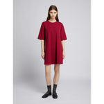 Load image into Gallery viewer, dark red short dress
