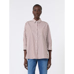 Carregar imagem no visualizador da galeria, light brown cotton poplin shirt
