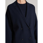 Load image into Gallery viewer, ultramarine Double-breasted knitted jacket
