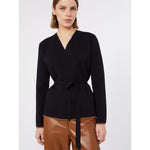 Carregar imagem no visualizador da galeria, wrap cardigan with double belt detail
