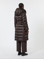 Load image into Gallery viewer, brown Reversible long down jacket
