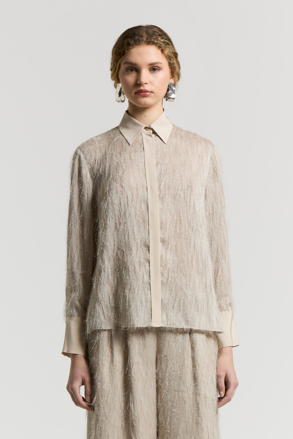 amber beige woman shirt