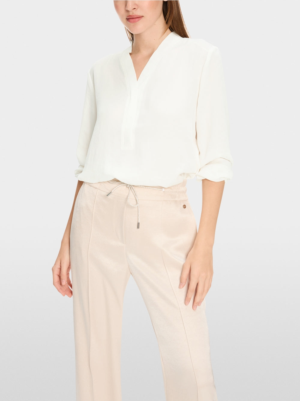 off-white wide blouse