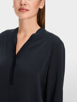 Load image into Gallery viewer, midnight blue wide blouse
