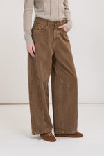Load image into Gallery viewer, marrone cotton pants
