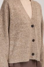Load image into Gallery viewer, beige cardigan
