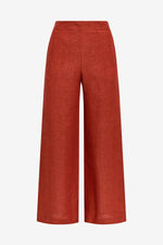 Load image into Gallery viewer, red linen trousers
