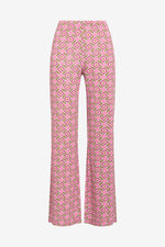 Load image into Gallery viewer, pink/green swirl print trousers
