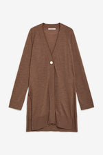 Load image into Gallery viewer, camel wool cardigan
