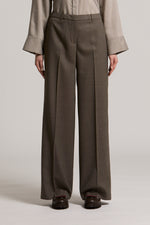 Load image into Gallery viewer, deep brown palazzo pants
